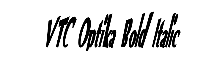 VTC Optika Bold Italic  les polices de caractères gratuit tlcharger