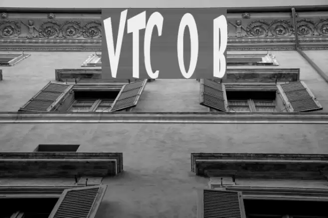 VTC Optika Bold Font examples