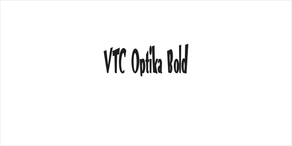 VTC Optika Bold Logo