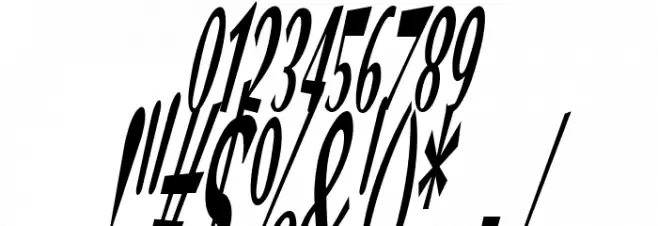 VTC Optika Regular Italic Font OTHER CHARS