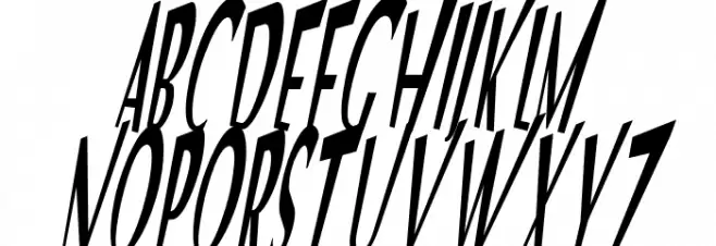 VTC Optika Regular Italic Schriftart Groß