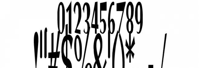 VTC Optika Regular Font OTHER CHARS