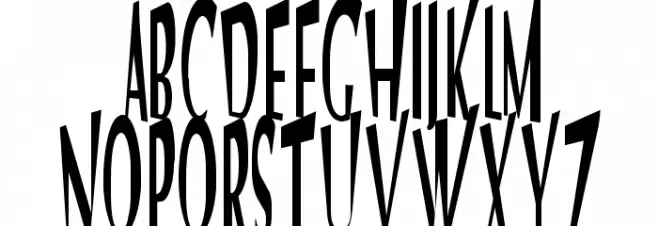 VTC Optika Regular Schriftart Groß