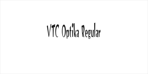 VTC Optika Regular Logo