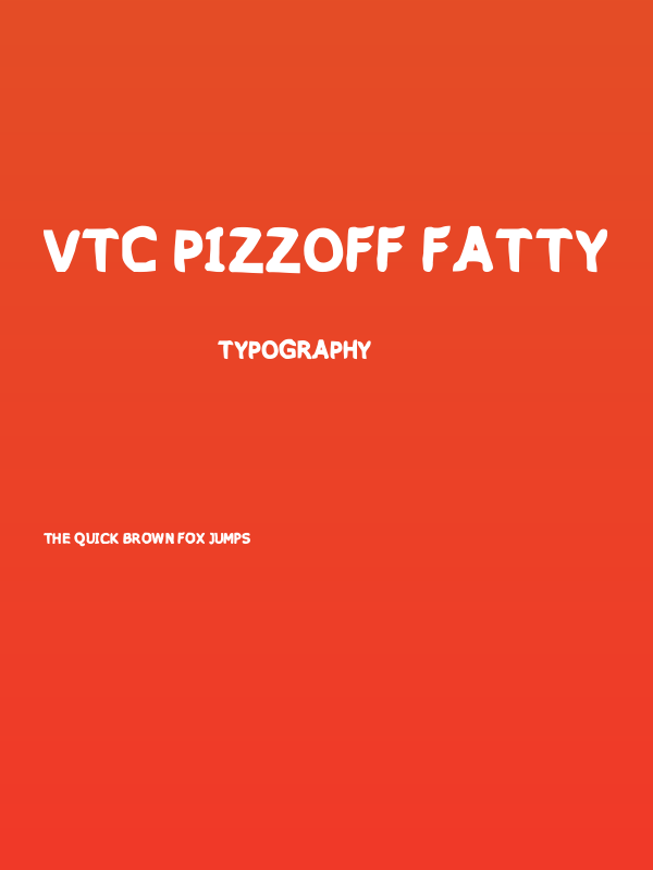 VTC PizzOff Fatty Poster