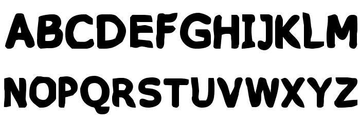 VTC PizzOff Fatty Font LOWERCASE