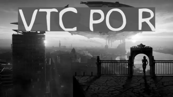 VTC PizzOff Regular Шрифта examples