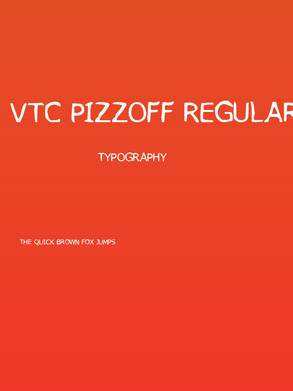 VTC PizzOff Regular Poster