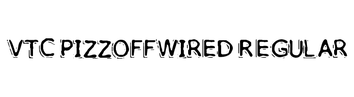 VTC PizzOffWired Regular  免费字体下载