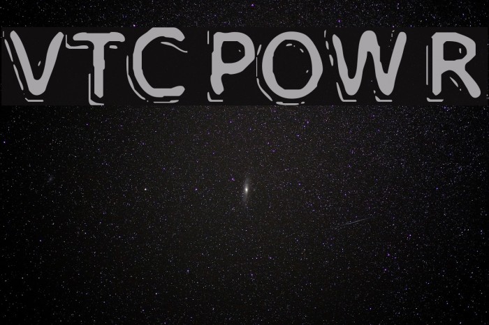 VTC PizzOffWired Regular Font examples