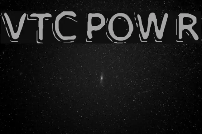 VTC PizzOffWired Regular Font examples