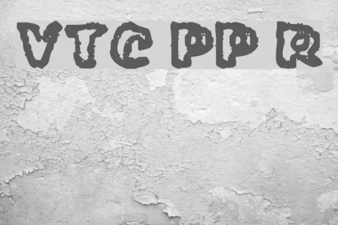 VTC PunkettePumps Regular Font examples