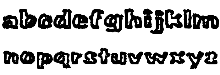 VTC PunkettePumps Regular Font LOWERCASE