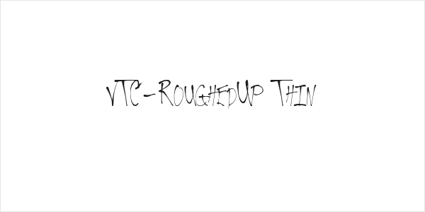VTC-RoughedUp Thin Logo