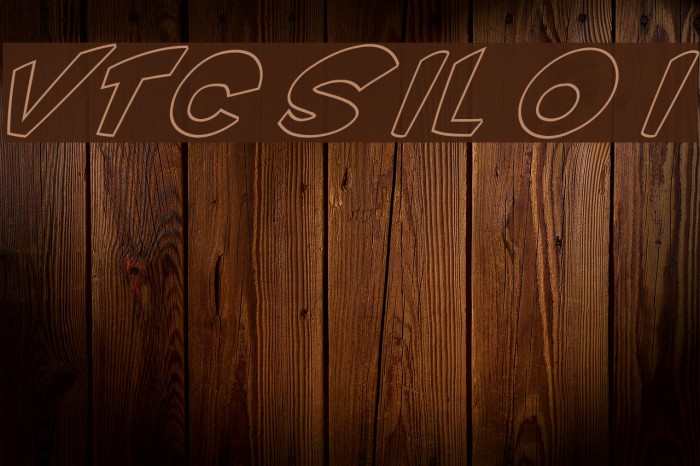 VTC ScreamItLoud Outline Italic Font examples