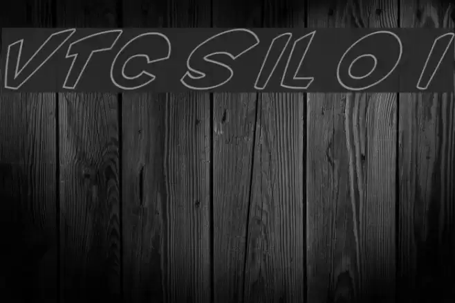 VTC ScreamItLoud Outline Italic Font examples