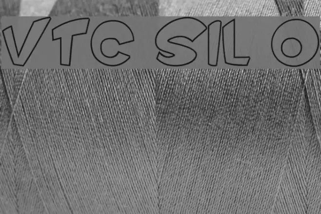 VTC ScreamItLoud Outline フォント examples