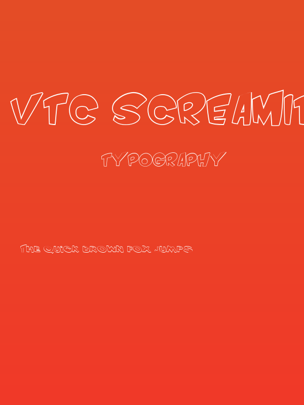 VTC ScreamItLoud Outline Poster