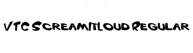 VTC ScreamItLoud Regular 