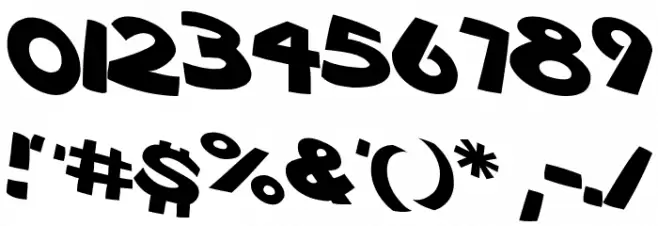 VTC ScreamItLoud Regular Font OTHER CHARS