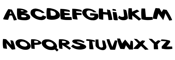 VTC ScreamItLoud Regular Font LOWERCASE
