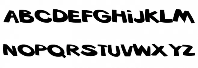 VTC ScreamItLoud Regular Font LOWERCASE