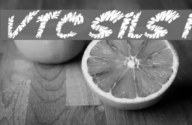 VTC ScreamItLoudSliced Italic Font examples