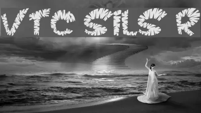 VTC ScreamItLoudSliced Regular Font examples