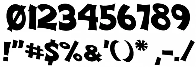 VTC-ScreamItLoudTwo Font OTHER CHARS