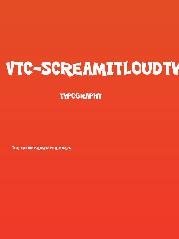 VTC-ScreamItLoudTwo Poster
