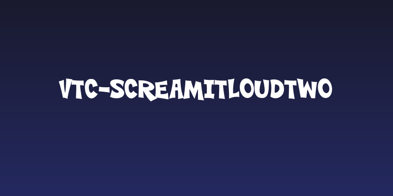 VTC-ScreamItLoudTwo Social Header