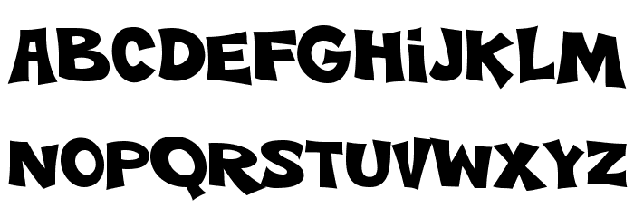 VTC-ScreamItLoudTwo Font LOWERCASE