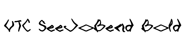 VTC SeeJoBend Bold  フリーフォントのダウンロード