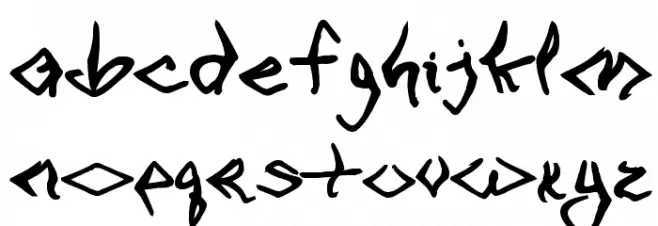 VTC SeeJoBend Bold Schriftart Kleinbuchstaben