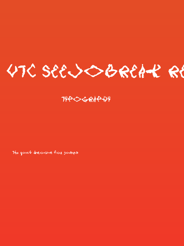 VTC SeeJoBreak Regular Poster