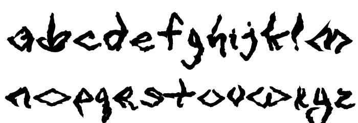 VTC SeeJoBreak Regular Font LOWERCASE