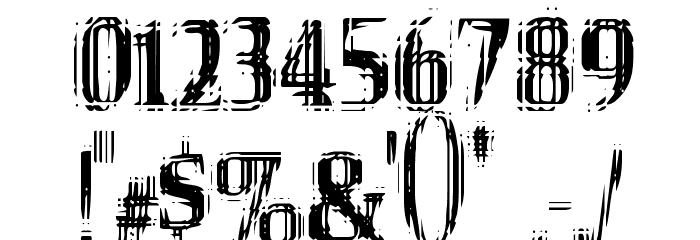 VTC Seeindubbledointriple Regular Font OTHER CHARS