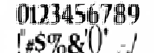 VTC Seeindubbledointriple Regular Font OTHER CHARS