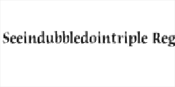 VTC Seeindubbledointriple Regular Logo