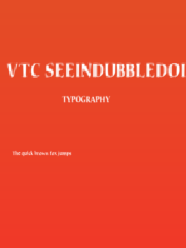 VTC Seeindubbledointriple Regular Poster