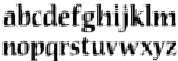 VTC Seeindubbledointriple Regular Font LOWERCASE