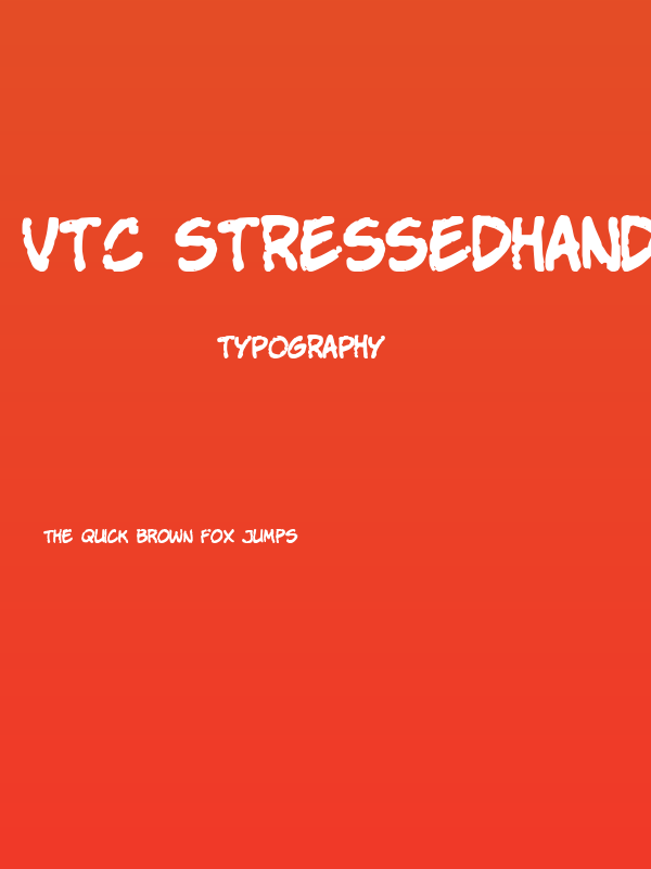 VTC StressedHand Regular Poster