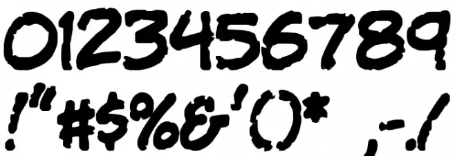VTC StressedHand(RUS BY LYAJKA) Font OTHER CHARS