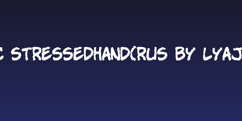 VTC StressedHand(RUS BY LYAJKA) Social Header