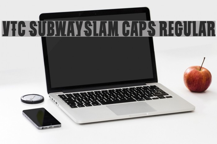 VTC SubwaySlam Caps Regular Font examples