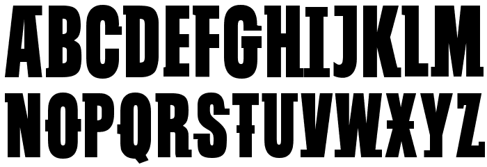 VTC SubwaySlam Caps Regular Font LOWERCASE