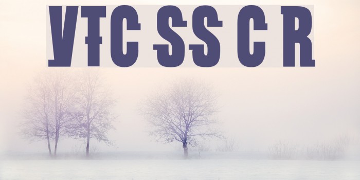 VTC SubwaySlam Caps Regular Schriftart examples