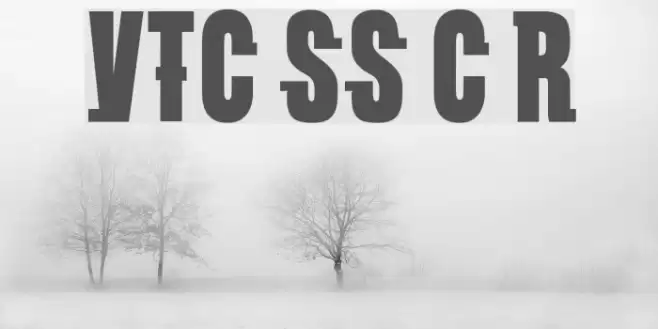 VTC SubwaySlam Caps Regular フォント examples