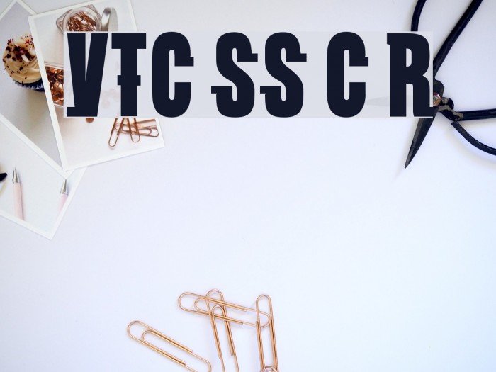 VTC SubwaySlam Caps Regular Schriftart examples