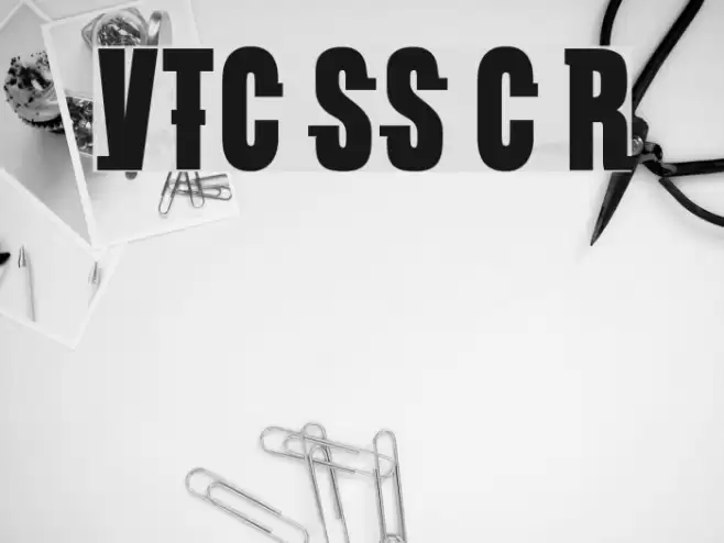 VTC SubwaySlam Caps Regular フォント examples